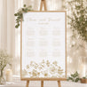 Sitzplan Hochzeit Porträt Goldenes Herbarium foto N° 1