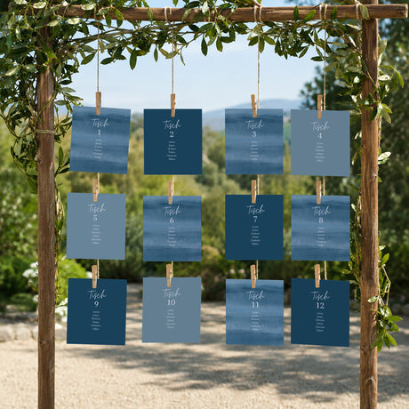 Sitzplan Hochzeit Pack von 12