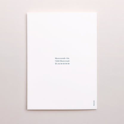Dankeskarte Hochzeit Doppelflügelporträt foto N° 3