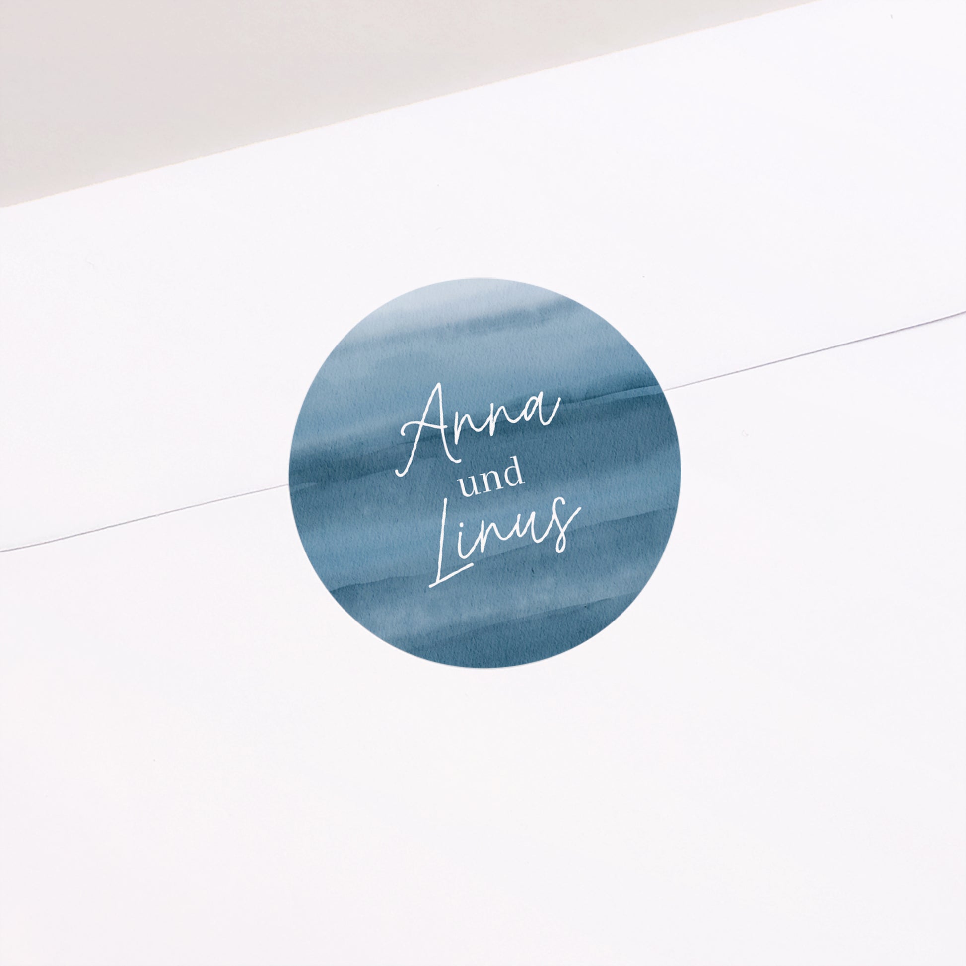 Sticker Hochzeit Rund Ozean der Liebe foto N° 2