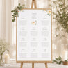 Sitzplan Hochzeit Porträt Romantischer Blumenstrauß foto N° 1