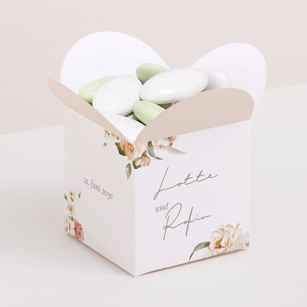 Geschenkbox Hochzeit Schmetterlingsöffnung foto