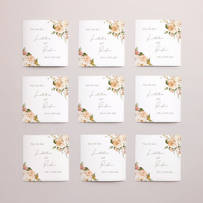 Save the date Karte Hochzeit Satz von 9, magnetisch. foto N° 3