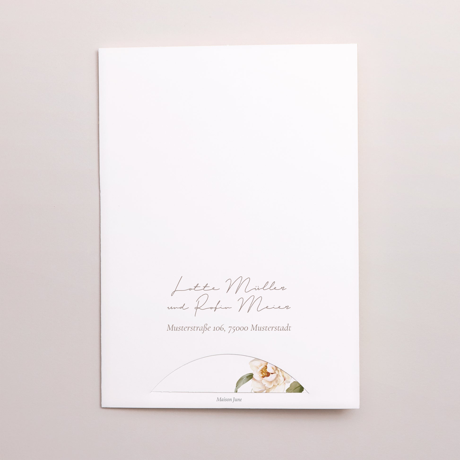 Hochzeitseinladung Hülle für 2 Karten foto N° 4