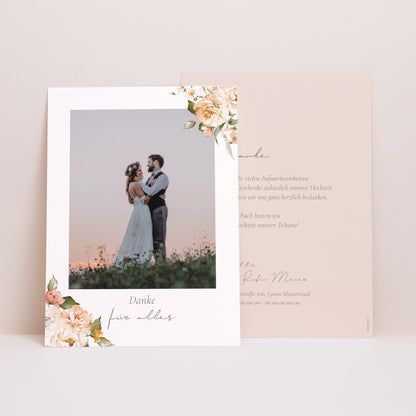 Dankeskarte Hochzeit foto N° 1