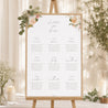 Sitzplan Hochzeit Porträt Pfirsichblüten foto N° 1