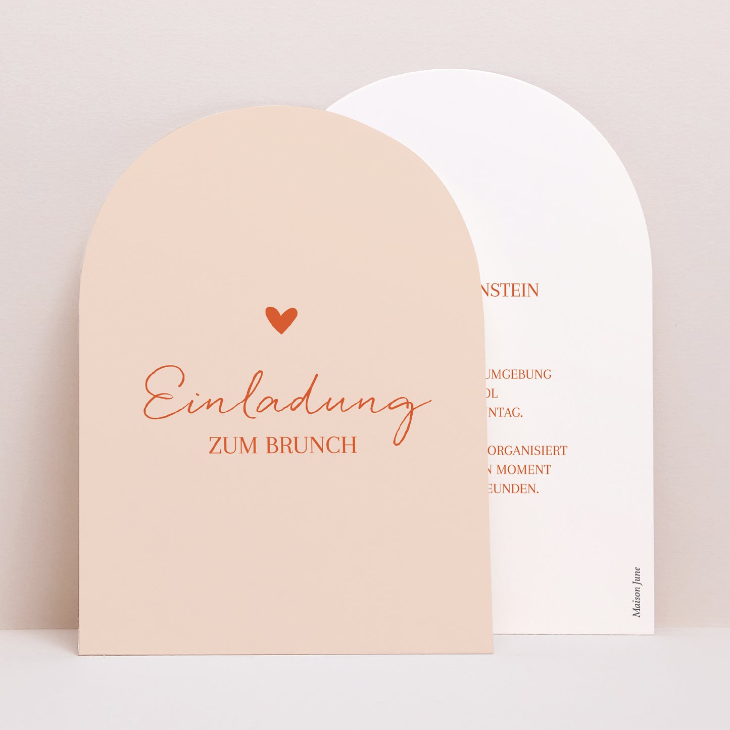 Einladungskarte Hochzeit Kleine Arche Liebe immer foto N° 1