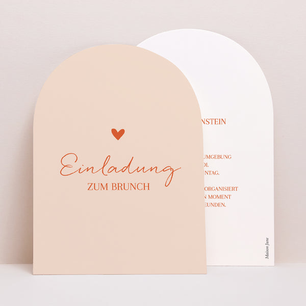 Einladungskarte Hochzeit Kleine Arche Liebe immer foto