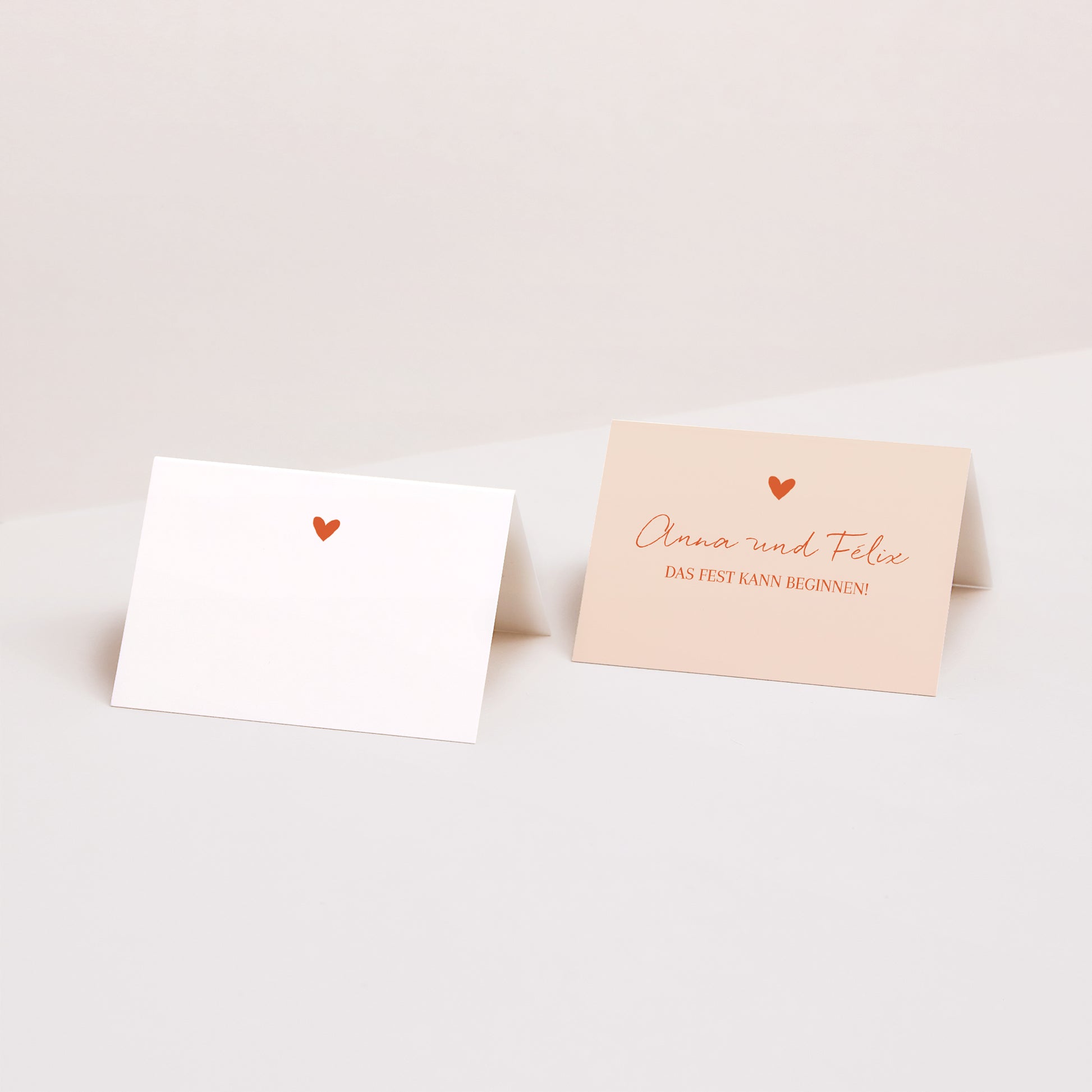 Tischkarten Hochzeit Quer Liebe immer foto N° 1
