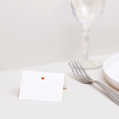 Tischkarten Hochzeit Quer Liebe immer foto N° 2