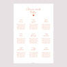 Sitzplan Hochzeit Porträt 60 x 90 cm Liebe immer foto N° 2