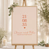 Begrüßungstafel Hochzeit Porträt 60 x 90 cm Liebe immer foto N° 1