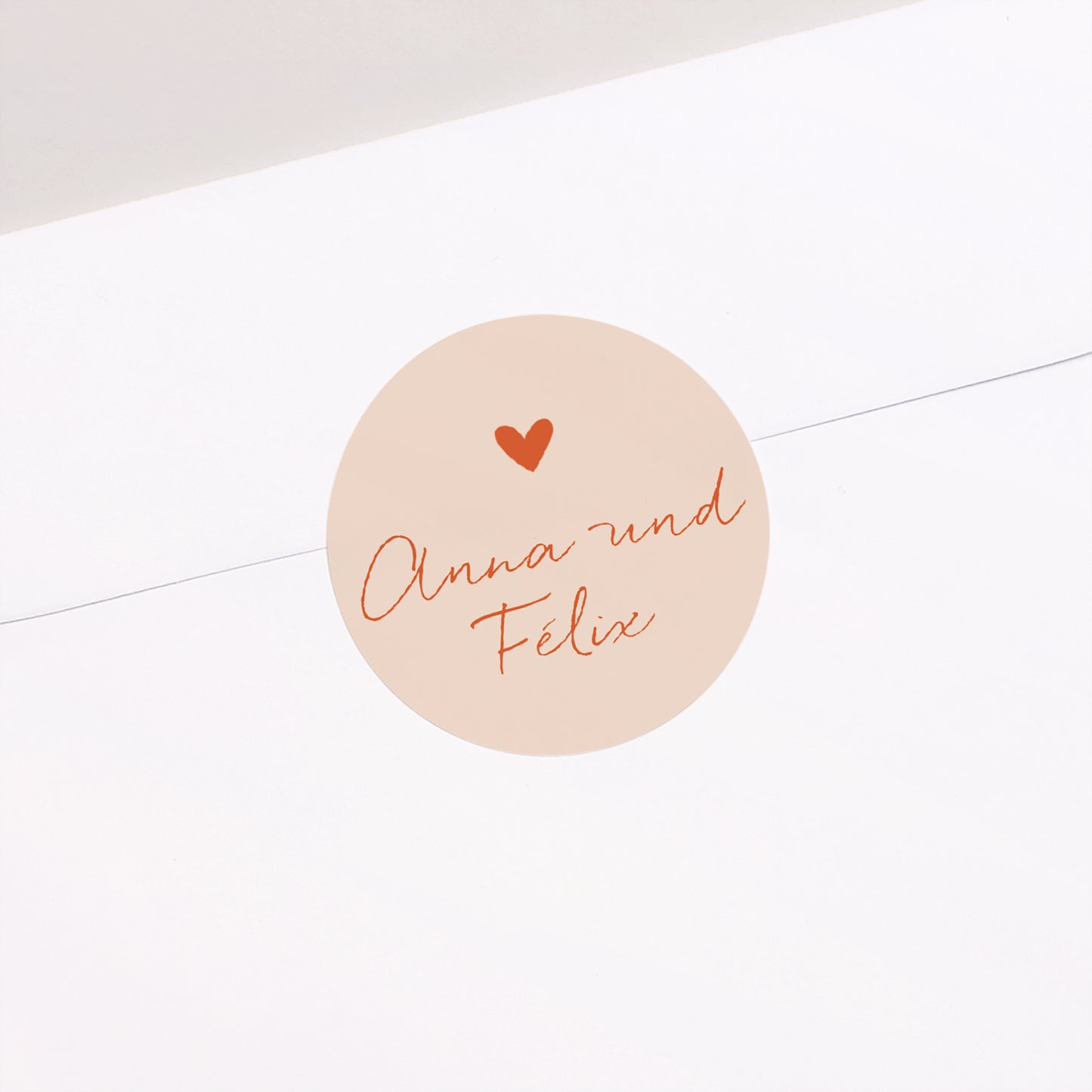 Sticker Hochzeit Rund Liebe immer foto N° 2