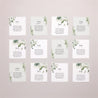 Sitzplan Hochzeit Pack von 12 Natürlich Romantisch foto N° 1