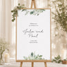 Begrüßungstafel Hochzeit Porträt 60 x 90 cm Natürlich Romantisch foto N° 1