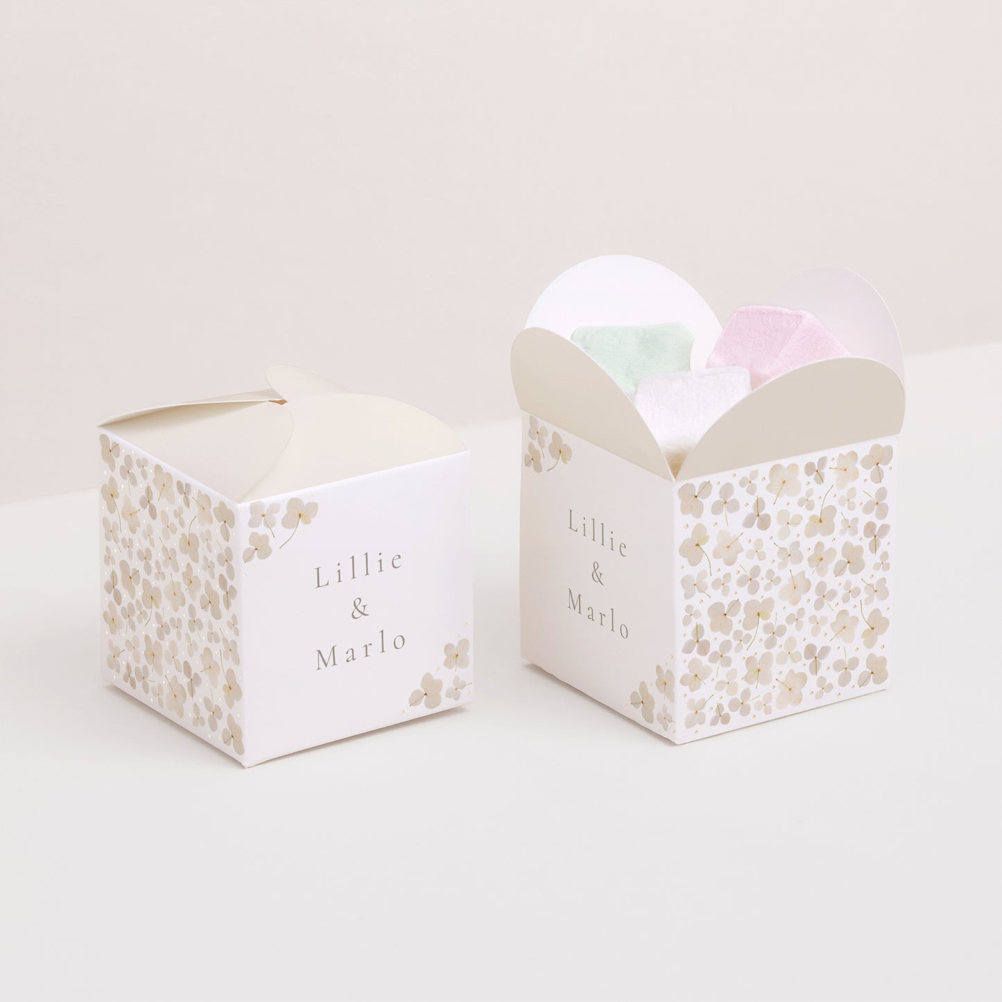 Geschenkbox Hochzeit Schmetterlingsöffnung foto N° 2