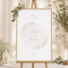Begrüßungstafel Hochzeit Porträt 60 x 90 cm foto N° 1