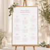 Sitzplan Hochzeit Porträt 60 x 90 cm Elegante Typografie II foto N° 1