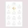 Sitzplan Hochzeit Porträt Romantisches Trio foto N° 2