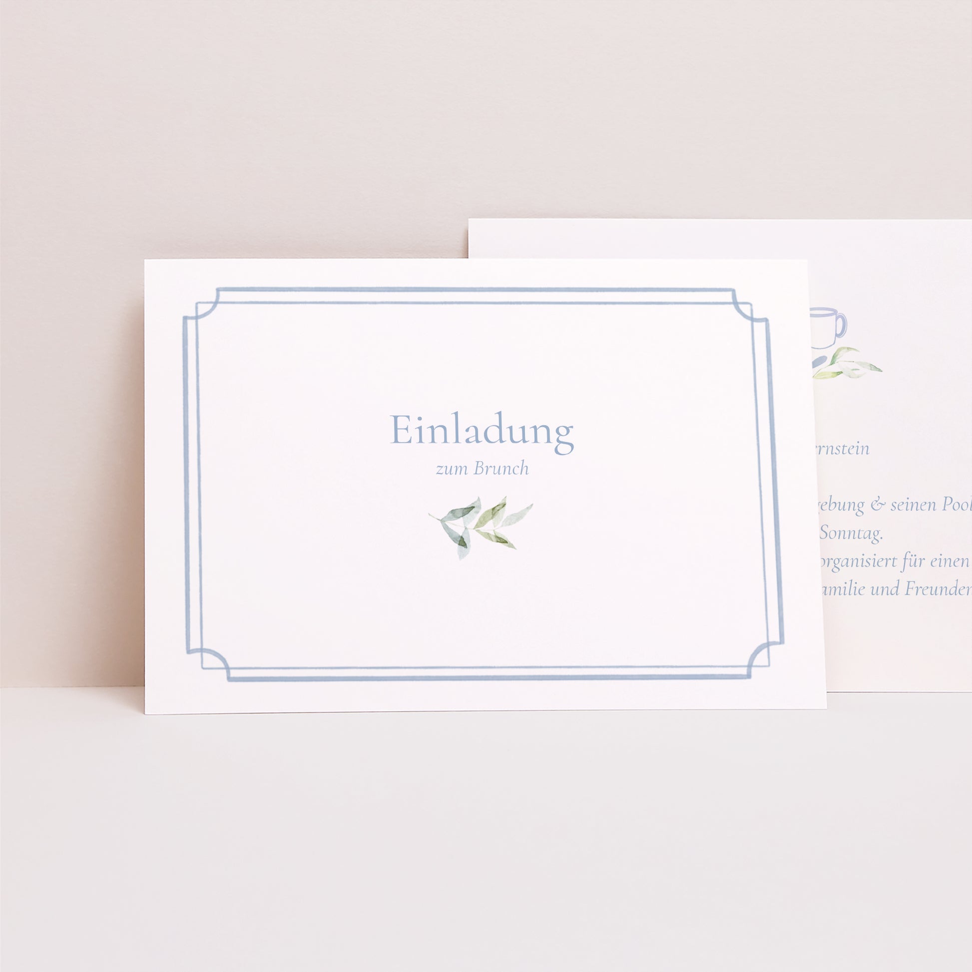 Einladungskarte Hochzeit Landschaft Vintage Emblem foto N° 1