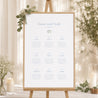 Sitzplan Hochzeit Porträt Vintage Emblem foto N° 1