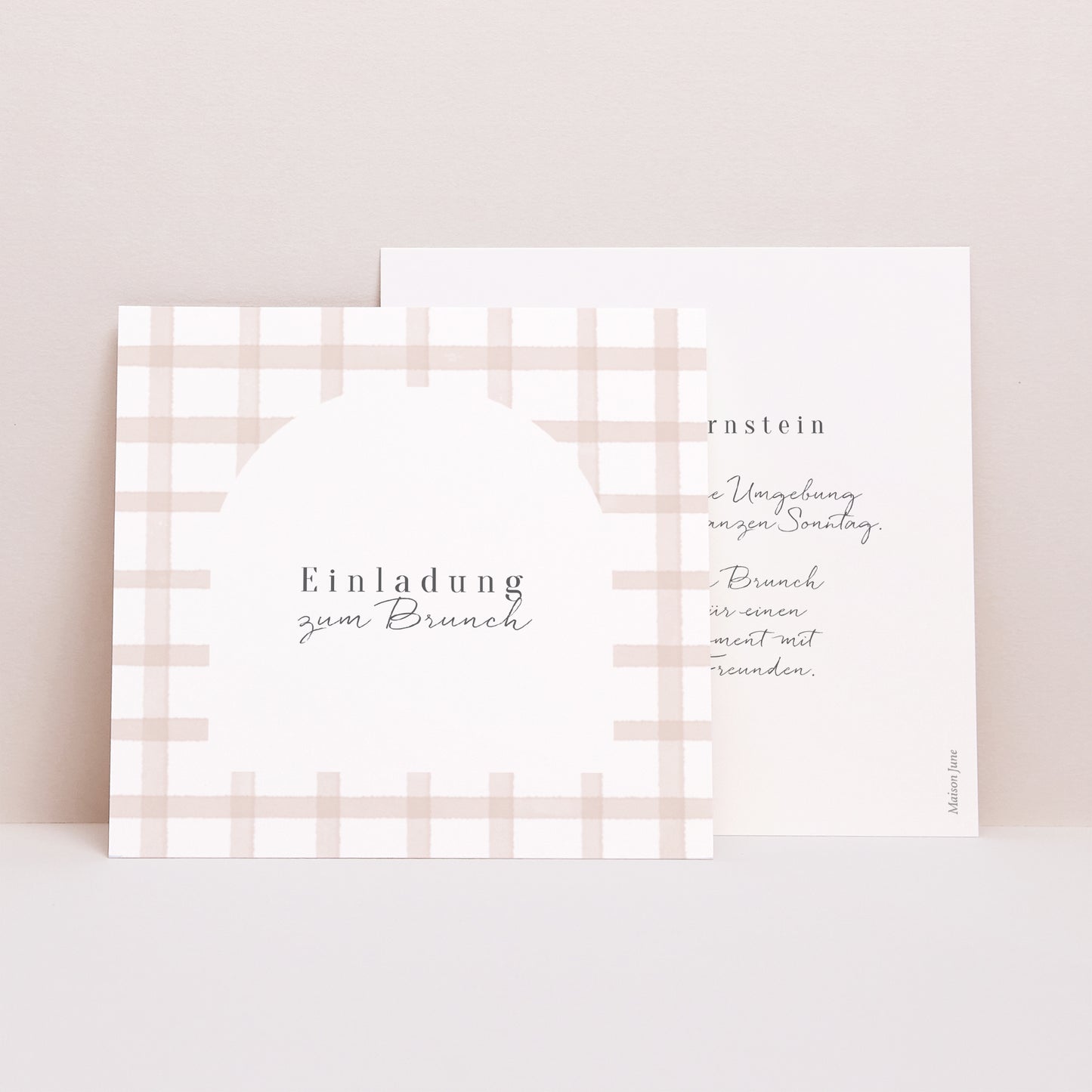 Einladungskarte Hochzeit Quadrat foto N° 1
