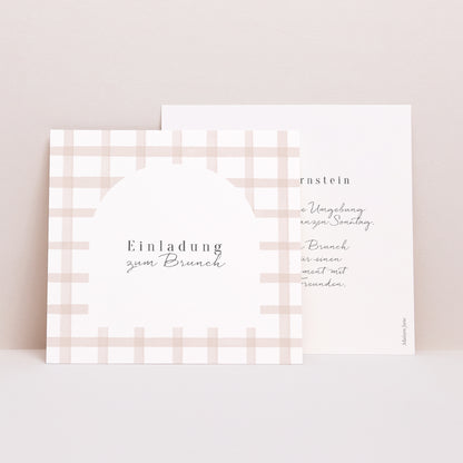 Einladungskarte Hochzeit Quadrat foto N° 1