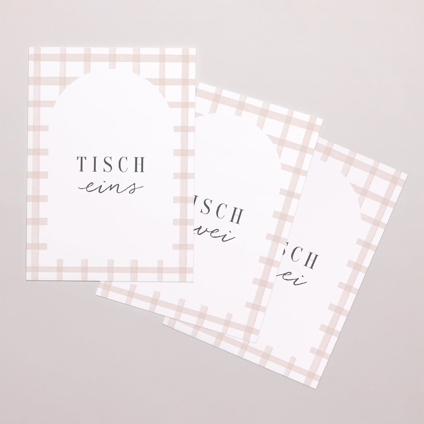 Tischnummern Hochzeit Rechteck foto N° 1