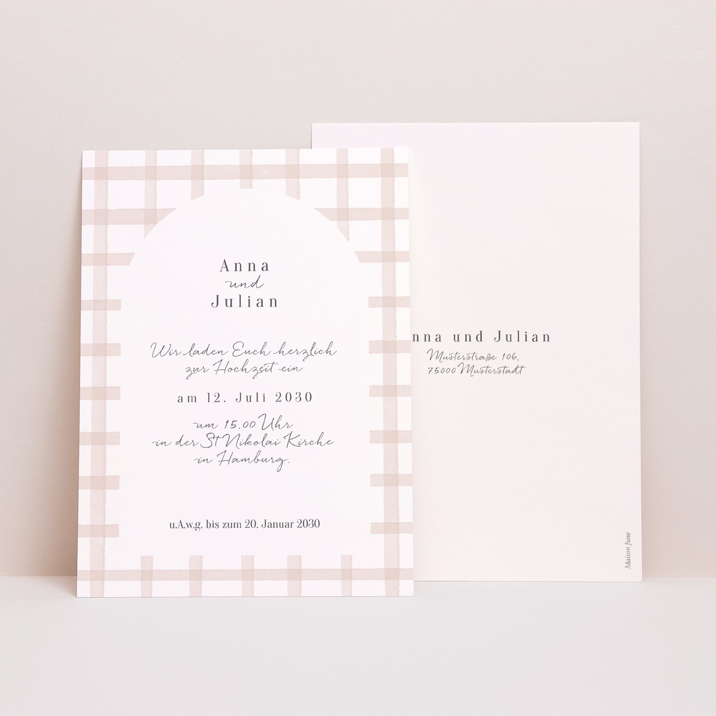 Hochzeitseinladung foto N° 1