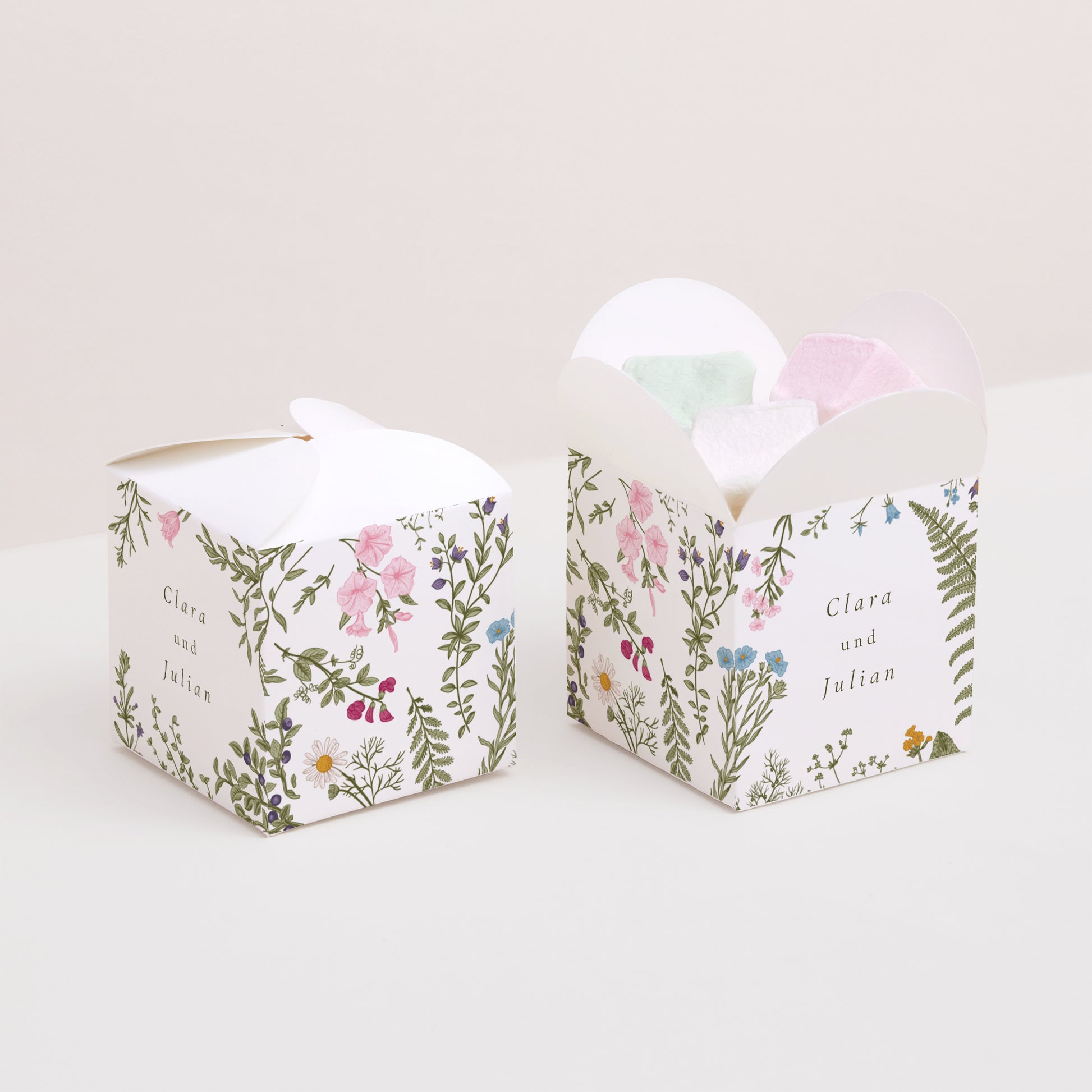 Geschenkbox Hochzeit Schmetterlingsöffnung Vintage Krone foto N° 2