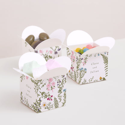 Geschenkbox Hochzeit Schmetterlingsöffnung Vintage Krone foto N° 3