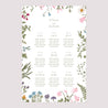 Sitzplan Hochzeit Porträt 60 x 90 cm Vintage Krone foto N° 2