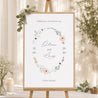 Begrüßungstafel Hochzeit Porträt 60 x 90 cm foto N° 1