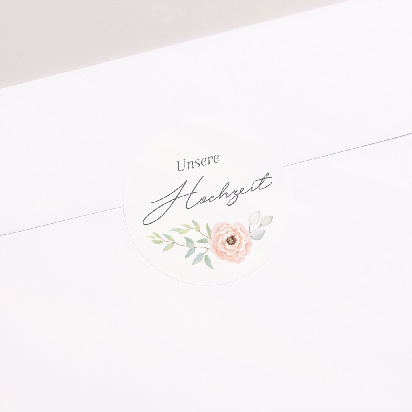 Sticker Hochzeit Rund Romantik foto N° 2