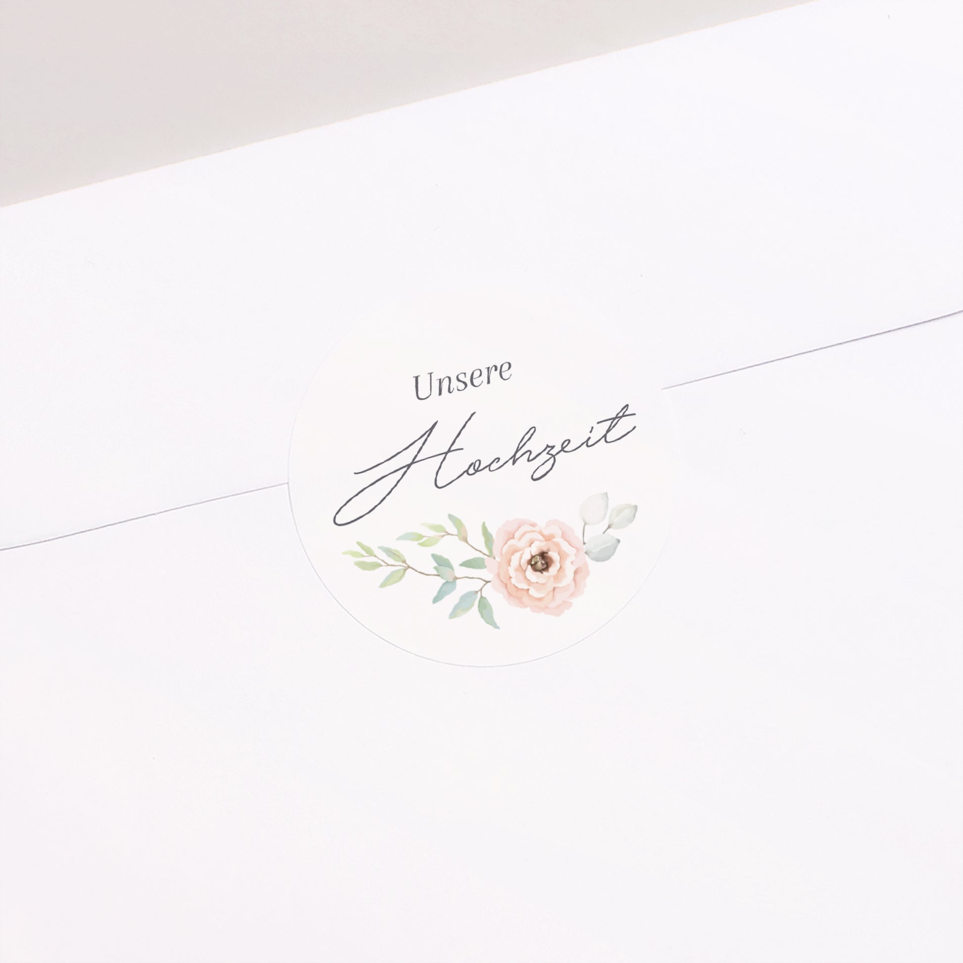 Sticker Hochzeit Rund Romantik foto N° 2