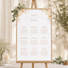 Sitzplan Hochzeit Porträt Blumiges Täschchen foto N° 1