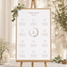 Sitzplan Hochzeit Porträt Elegante vergoldete Krone foto N° 1