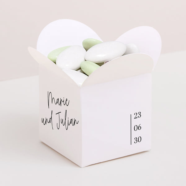 Geschenkbox Hochzeit Schmetterlingsöffnung Pacôme foto