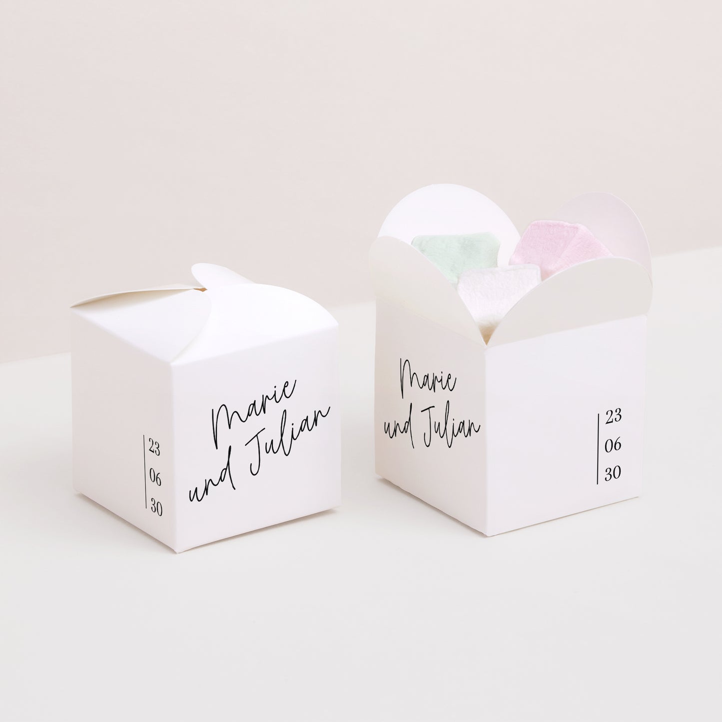 Geschenkbox Hochzeit Schmetterlingsöffnung Pacôme foto N° 2