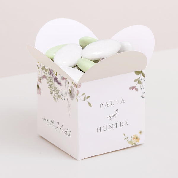 Geschenkbox Hochzeit Schmetterlingsöffnung foto