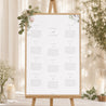 Sitzplan Hochzeit Porträt Blumenkranz foto N° 1