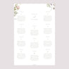 Sitzplan Hochzeit Porträt Blumenkranz foto N° 2