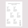 Sitzplan Hochzeit Porträt 60 x 90 cm Karneol foto N° 2