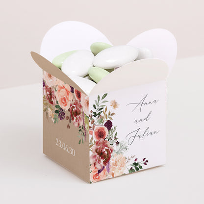 Geschenkbox Hochzeit Schmetterlingsöffnung Caudélie foto N° 1