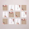 Sitzplan Hochzeit Pack von 12 Caudélie foto N° 1