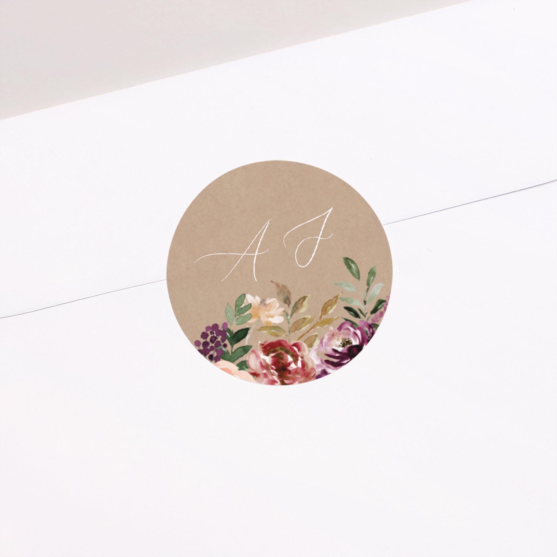 Sticker Hochzeit Rund Caudélie foto N° 2