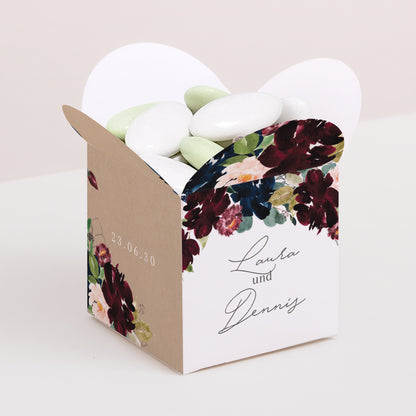 Geschenkbox Hochzeit Schmetterlingsöffnung foto N° 1