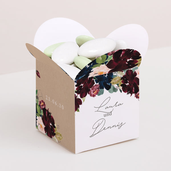 Geschenkbox Hochzeit Schmetterlingsöffnung foto