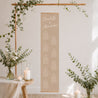 Sitzplan Hochzeit Holzstütze Für Immer foto N° 2