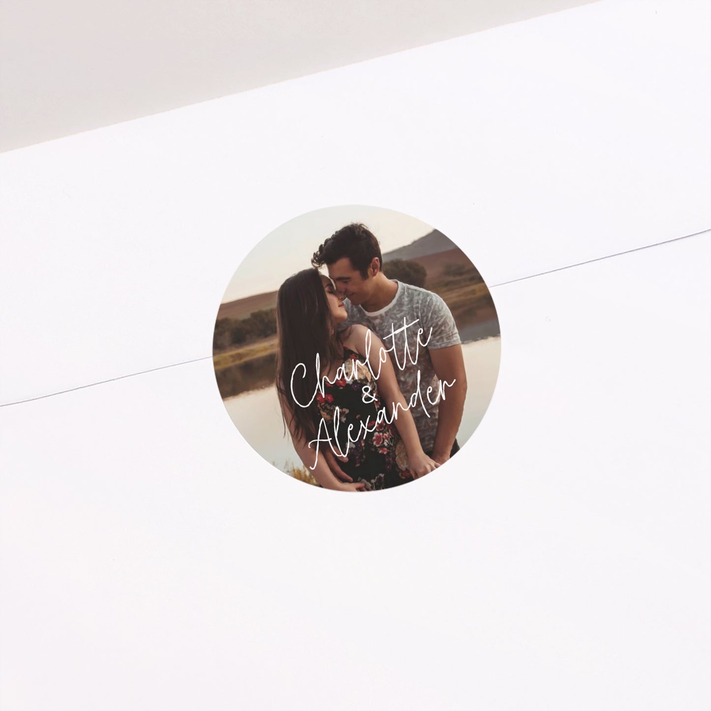 Sticker Hochzeit Rund für immer foto N° 2